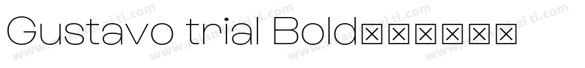 Gustavo trial Bold字体转换